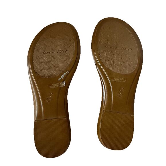 Italian Shoemakers Asher Thong Flip Flop Sandal Size‎ 7 Beige Elastic Band, NEW - Picture 6 of 11